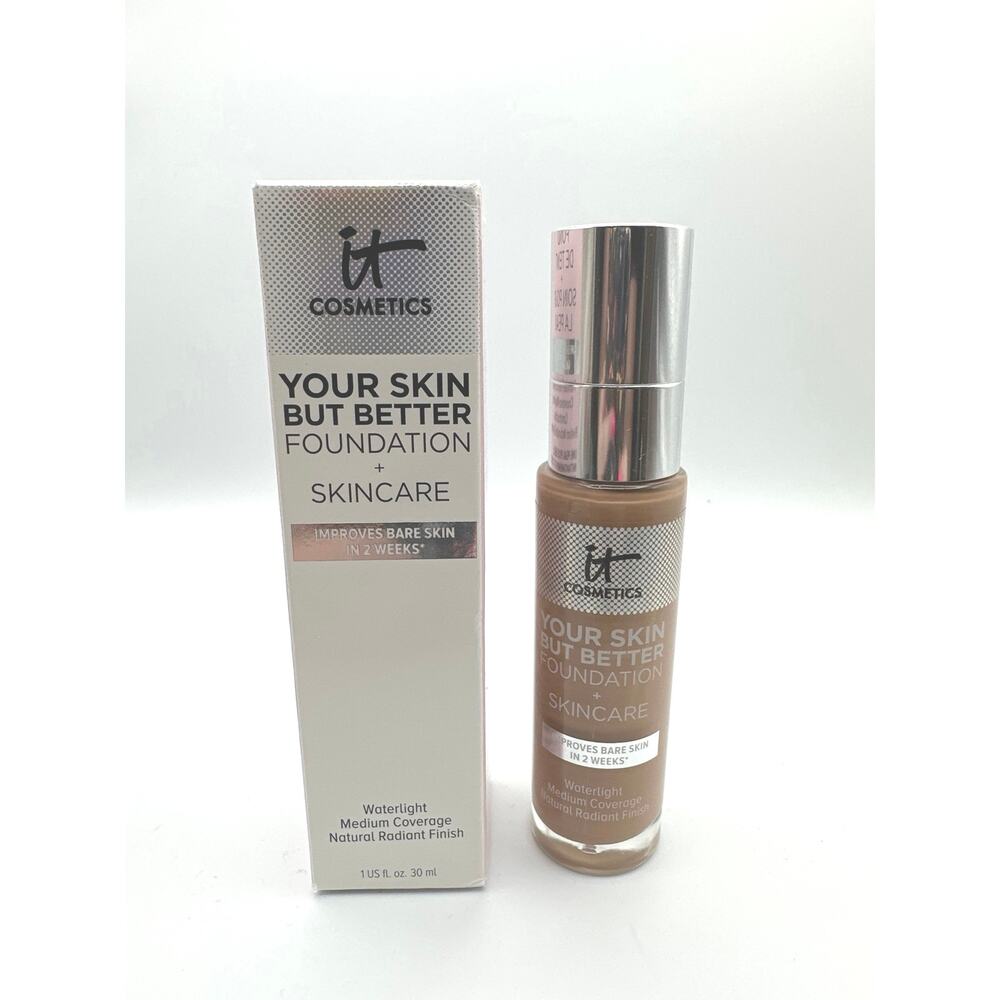 It Cosmetics Your Skin But Better Foundation + Skincare Tan Warm 43 NIB